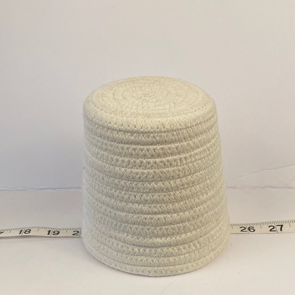 Cream Woven Basket - Picture 7 of 8